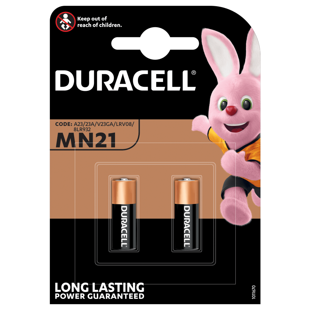 Duracell - 21/23 pilas alcalinas, larga duración, 12 voltios, batería  especial para uso en el hogar y el negocio