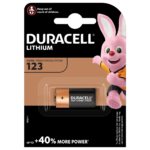 Pilas especiales Duracell de litio 123 High Power de 6V paquete