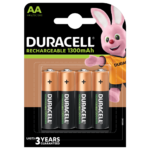 Duracell rechargeable AA-1300mAh paquete de 4 piezas