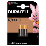 Pilas especiales Duracell alcalinas N de 1,5V paquete de 2 piezas