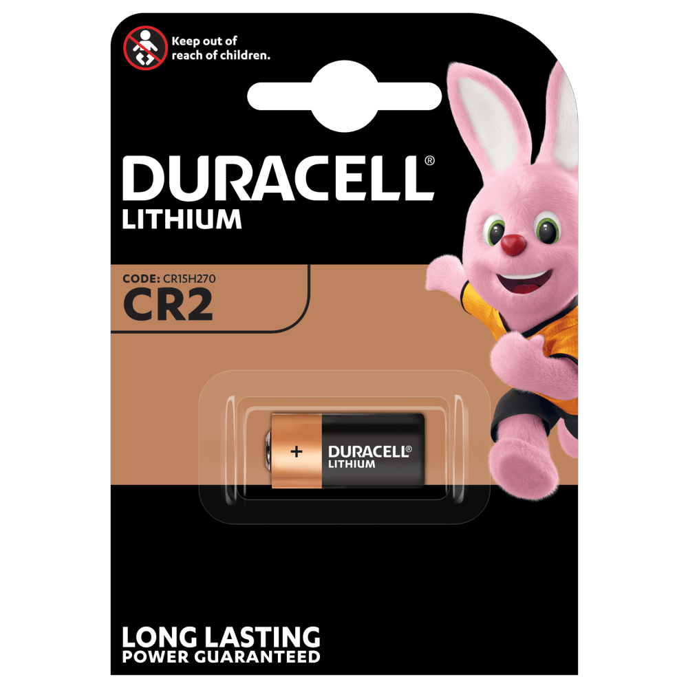 Pilas especiales Duracell de litio CR2 High Power de 6V paquete