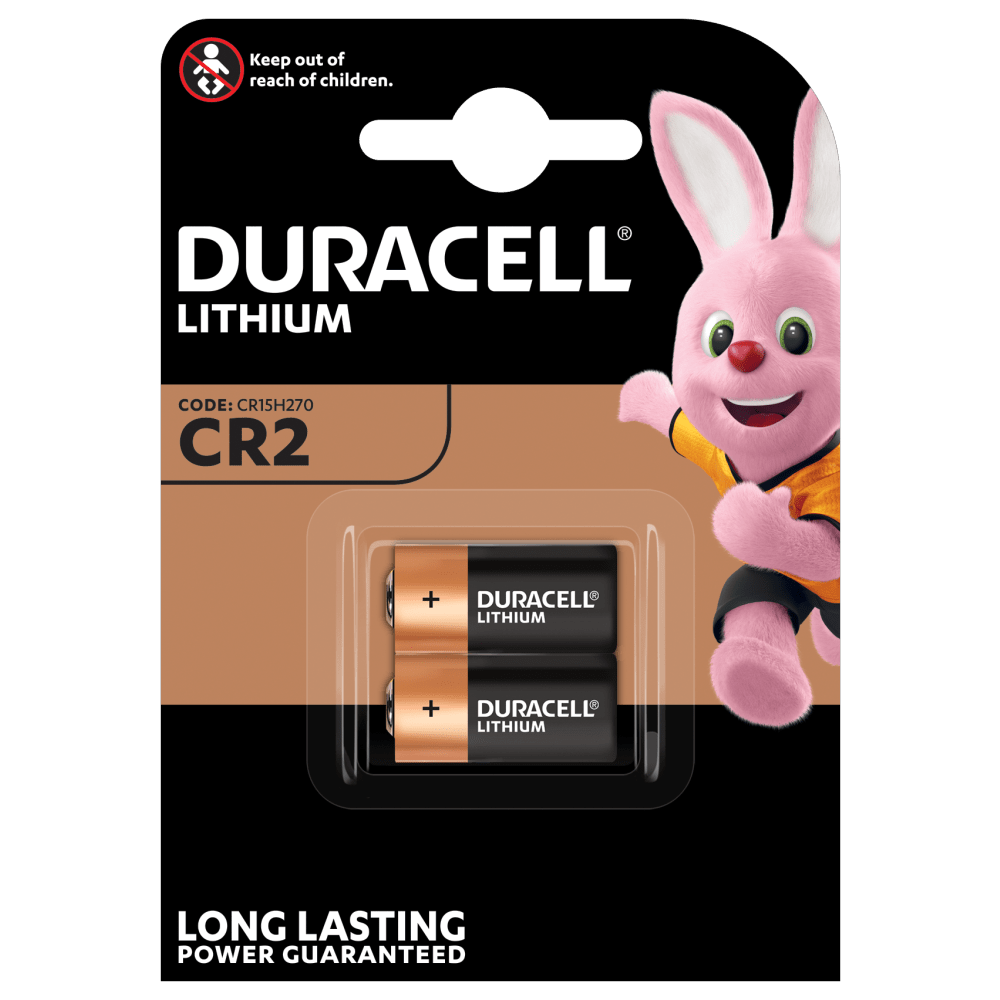 Pilas especiales Duracell de litio CR2 High Power de 6V paquete de 2 piezas