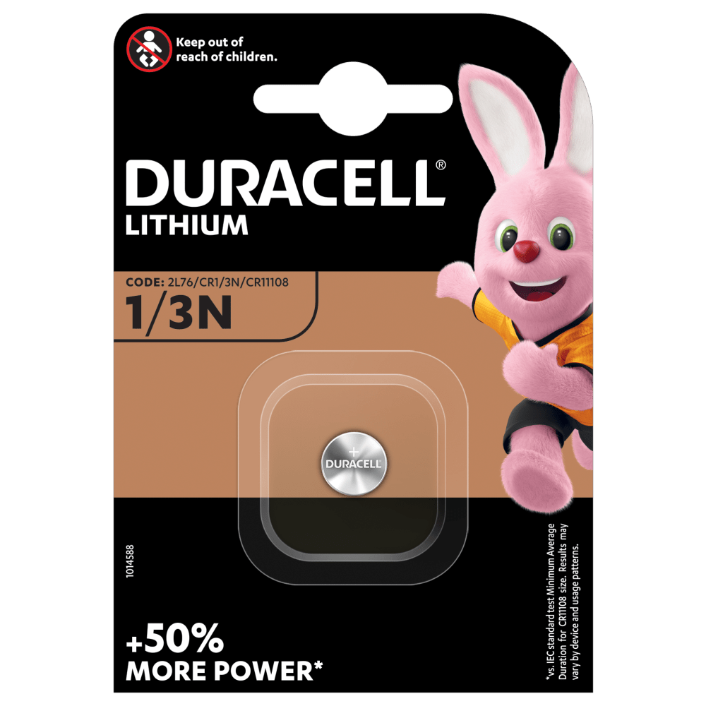 Pilas especiales Duracell de litio 1/3 N High Power de 6 V