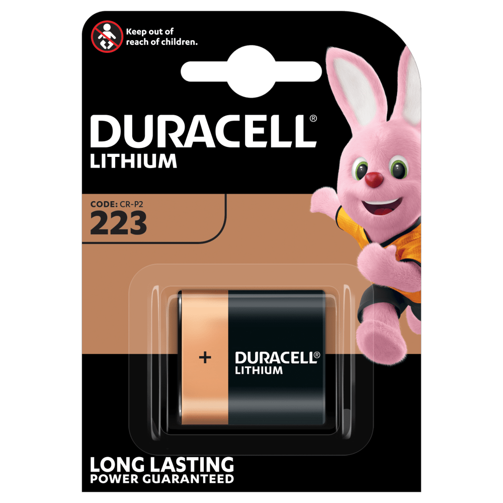 Pilas especiales Duracell de litio High Power para fotografía 223 de 6V paquete