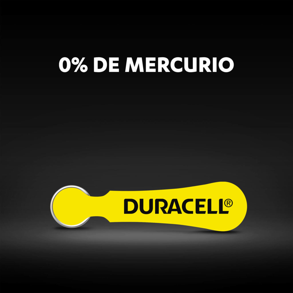 Pilas para audífonos Duracell, tamaño 10-0% de mercurio