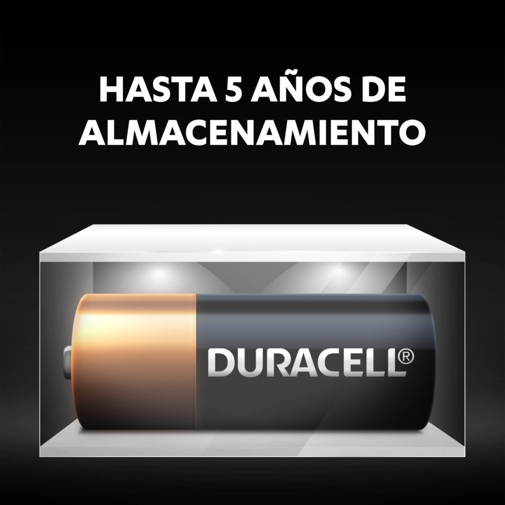 Pilas especiales Duracell alcalinas N de 1,5V- 5 años en almacenamiento